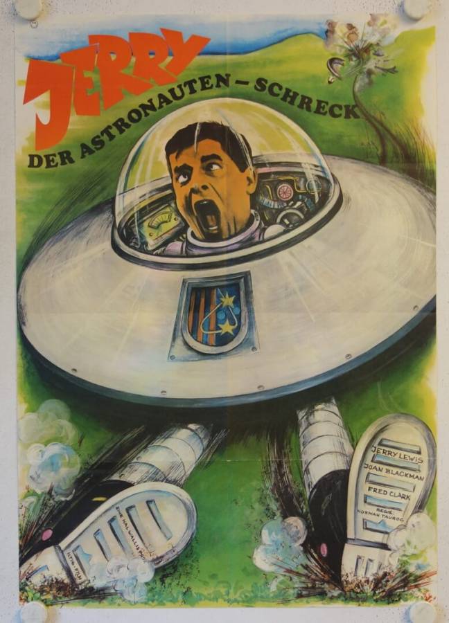 Jerry der Astronauten-Schreck originales deutsches Filmplakat (R70s)